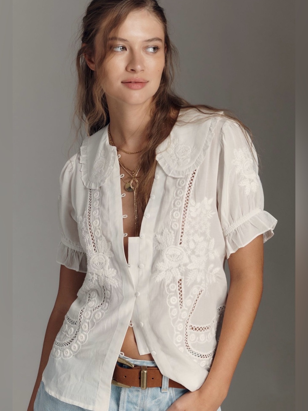 NWOT size XL Anthropologie Pilcro Keira Blouse